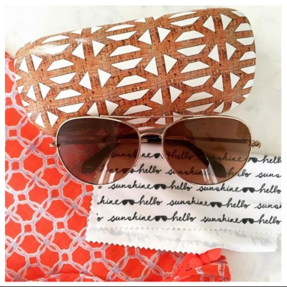 Stella & Dot Accessories - Stella & Dot Aviator Sunglasses - Gold